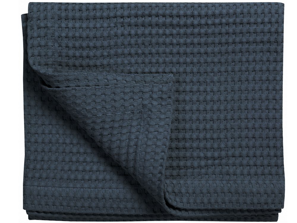 Levně Vandyck Luxusní přehoz na postel Home Piqué waffle Nightblue - 160x250 cm