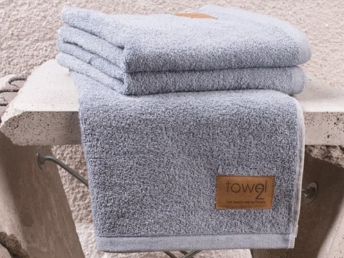 Clarysse Towel2 ECO ručník denim - 50x100 cm (sada 2 ks)