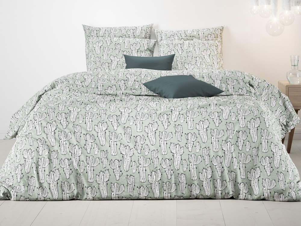 Levně Mistral Home povlečení 100% bavlna Cactus - 140x200 / 70x90 cm