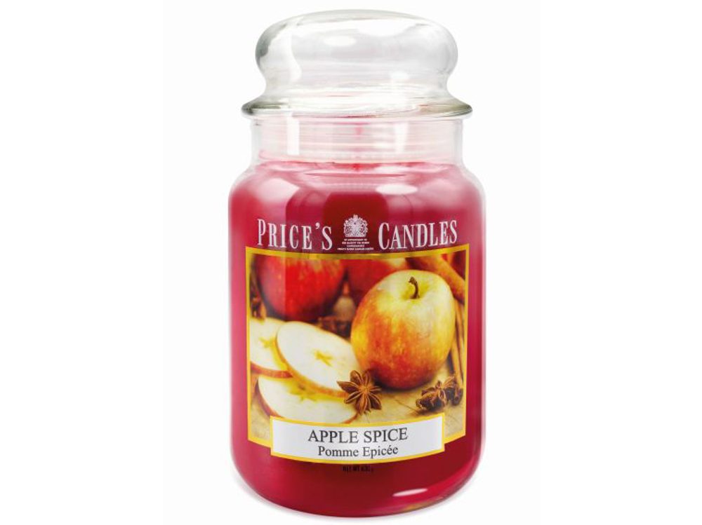 Levně PRICE´S MAXI svíčka ve skle Jablko & Koření - hoření 150h