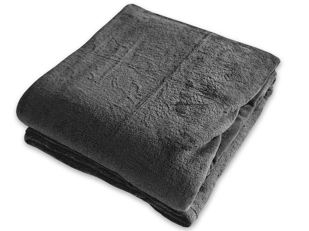 Homeville deka mikroplyš černá - 220x200 cm