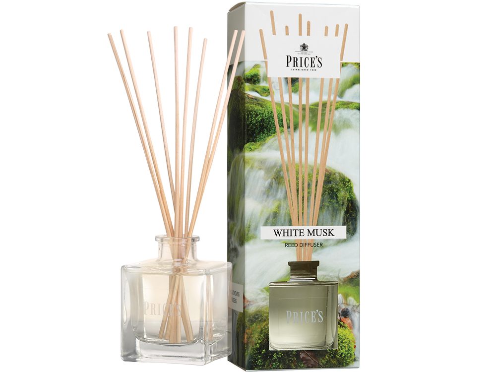 Levně Price´s FRAGRANCE vonný difuzér Bílé pižmo 100ml