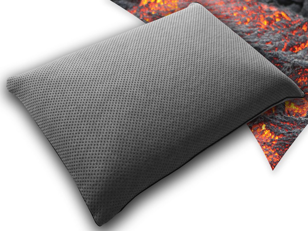 Levně VISCOPUR Polštář VISCOPUR® VISCO CARBON proti stresu 40x60 cm - Hard - tuhý