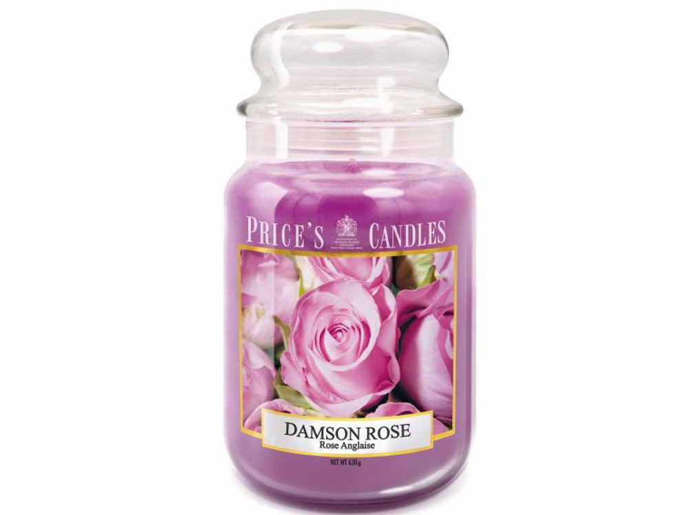 Levně PRICE´S MAXI svíčka ve skle Purpurová růže - hoření 150h