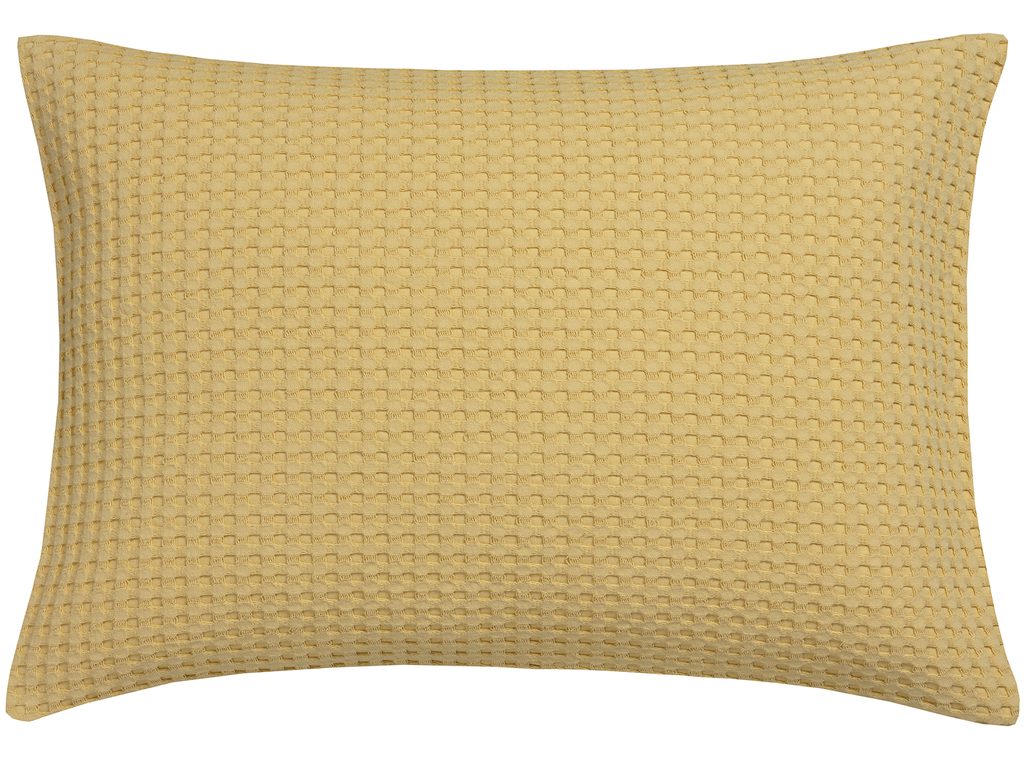 I-LIVING.cz - Vandyck Luxusní povlak na polštář Home Piqué waffle 40x55cm  Light Honey - Vandyck - Dekorační polštářky - Bytový textil - zdravý spánek  & bydlení