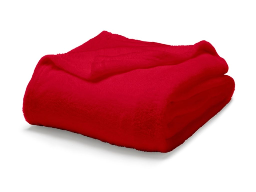 I-LIVING.cz - TODAY Maxi fleece deka 220x240 cm Pomme d'amour - červená -  TODAY - Deky a plédy - Bytový textil - zdravý spánek & bydlení