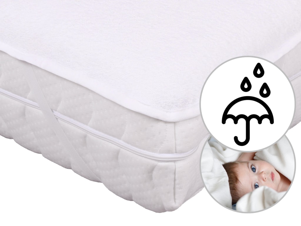 I-LIVING.cz - Nepropustný froté PVC chránič matrace (podložka) pro miminka  - 2G Lipov - Vrchní matrace a chrániče - - zdravý spánek & bydlení