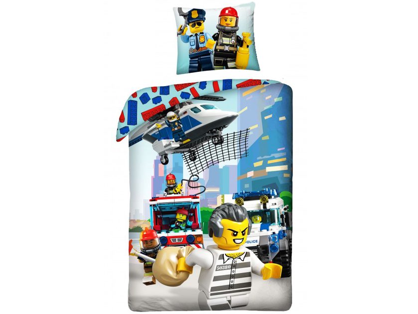 Povlečení Lego LEG821 140x200/70x90 cm - Halantex - Dětské povlečení  licenční - Povlečení pro děti a teenagery, Dětský bytový textil - zdravý  spánek & bydlení - I-LIVING.cz