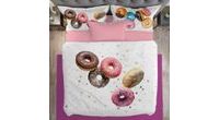 3D Italské povlečení 100% bavlna Donuts