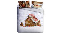 3D italské povlečení 100% bavlna Pan di Zenzero - Perníková chaloupka