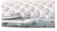 Anatomický polštář DREAMPUR® z latexové pěny Grey Dots MAXI 40x70 cm