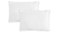 Povlak na polštář italské výroby 100% bavlna - 2 ks bílá