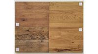 Dubová postel Mono Klasik 4 cm masiv rustik - olej Dark Oak
