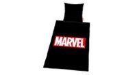 Herding povlečení Logo Marvel 140x200/70x90 cm černé