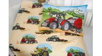 Povlečení pro miminka Traktor 100x135/40x60cm