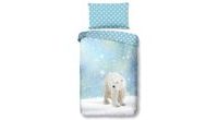 Flanelové povlečení Good Morning 6947 Ice Bear 140x200/70x90 cm
