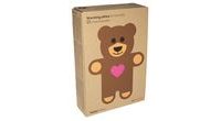LESCHÍ Hřející polštářek Teddy 36x26cm hnědá
