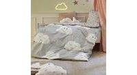 s.Oliver Junior povlečení bavlněný satén obláčky 4026 140x200/70x90 cm