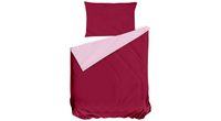 Italské povlečení 100% bavlna Doubleface vínovo-růžová