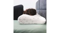 Anatomický polštář DREAMPUR® Grey dots profilovaný 40x60cm - VÝSTAVNÍ KUS