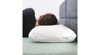 Anatomický polštář DREAMPUR® z latexové pěny Grey dots perforovaný 40x60cm