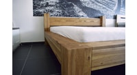 Dubová postel Fortis 15 cm masiv rustik