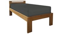 Dubová postel Mono Klasik 4 cm masiv cink
