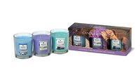 FRAGRANCE vonné svíčky ve skle - set Relax 3ks - hoření 45h