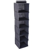 Závěsný organizér s 6 přihrádkami 30x30x120cm