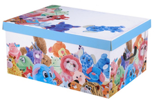 Úložné krabice 49x39x24cm plyšová zvířátka