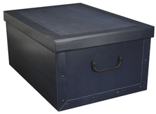 Úložné krabice klasik 51x37x24cm tm. modrá