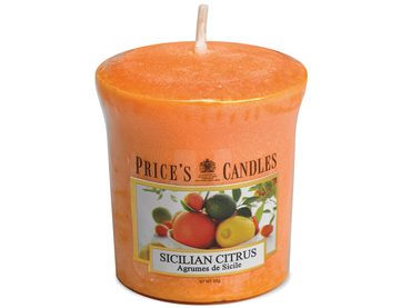 FRAGRANCE votivní svíčka Sicilské citrusy - hoření 15h