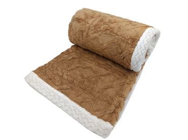 Homeville deka s beránkem Island sv. hnědá 150x200 cm