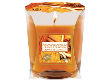 PETALI vonná svíčka ve skle Orange & Cinnamon - hoření 45h