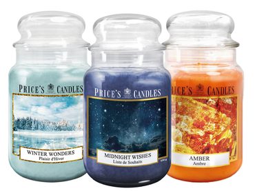 Set 3 svíček MAXI Price's