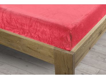 Homeville prostěradlo mikroplyš 90x200 cm červená