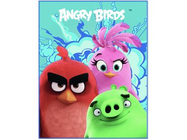 Fleece dečka Angry birds Explosion 110x140cm