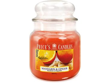 PRICE´S MIDI svíčka ve skle Mandarinka & Zázvor - hoření 90h