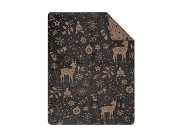 IBENA akrylový pléd Appenzell 150x200 cm se zimním motivem