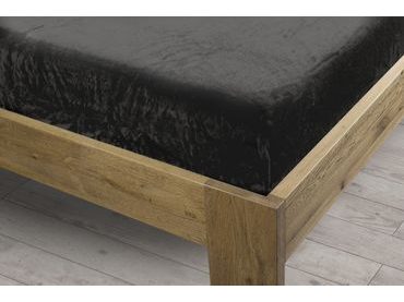 Homeville prostěradlo mikroplyš 180x200 cm černá