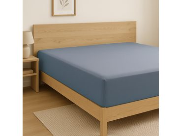 Prostěradlo Vandyck Jersey Supreme XXL 200-210x220 cm Faded denim