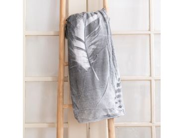 Homeville deka mikroplyš Peří šedé