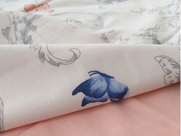 Cottonbox povlečení 100% bavlněné renforcé Cathi salmon