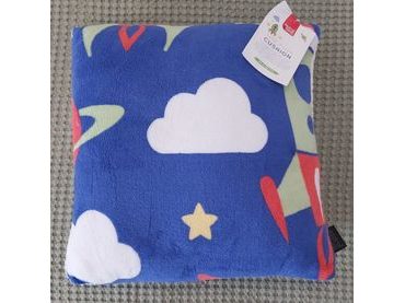 Dětský polštářek beránek Mistral Home Space vesmírné lodě 40x40 cm