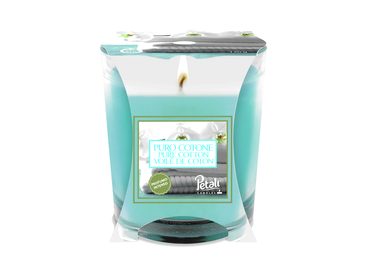 PETALI vonná svíčka ve skle Pure Cotton - hoření 45h