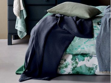 Vandyck Luxusní přehoz na postel Home Piqué waffle Light Olive