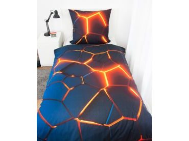 Povlečení 3D efekt Lava 140x200/70x90 cm