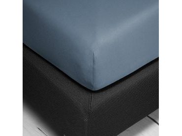 Bierbaum jersey prostěradlo šedomodrá