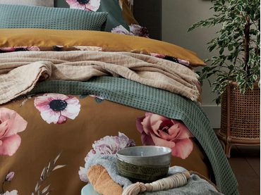 Vandyck Luxusní přehoz na postel Home Piqué waffle Earth green