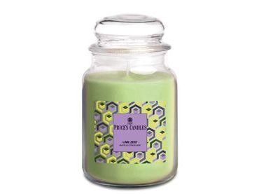 Price's MAXI vonná svíčka ve skle Lime Zest - hoření 130h
